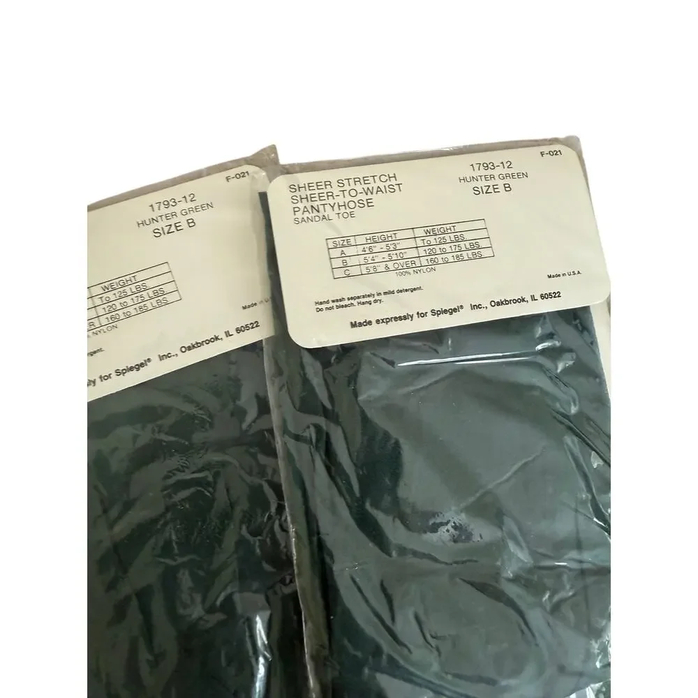 Vintage Deadstock Holiday & Colored Pantyhose Lot | Christmas Prints | Spiegel |